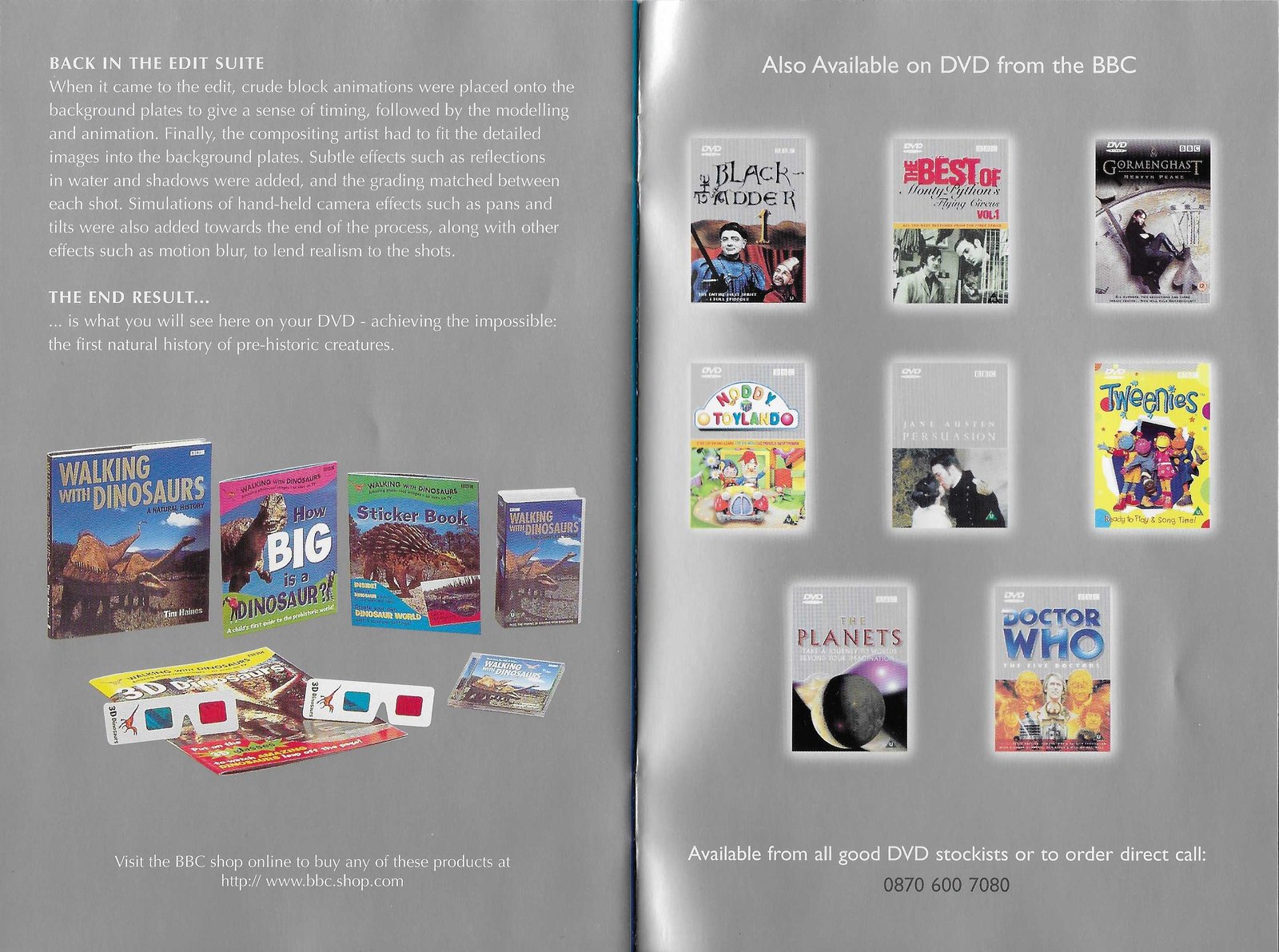 Inserts from BBCDVD 1016